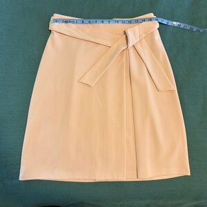 Worthington Pink Tie-Front Pencil Skirt